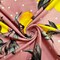 Carnation Lemon Polka Dot Print Double Brushed Jersey Knit Fabric By the Yard